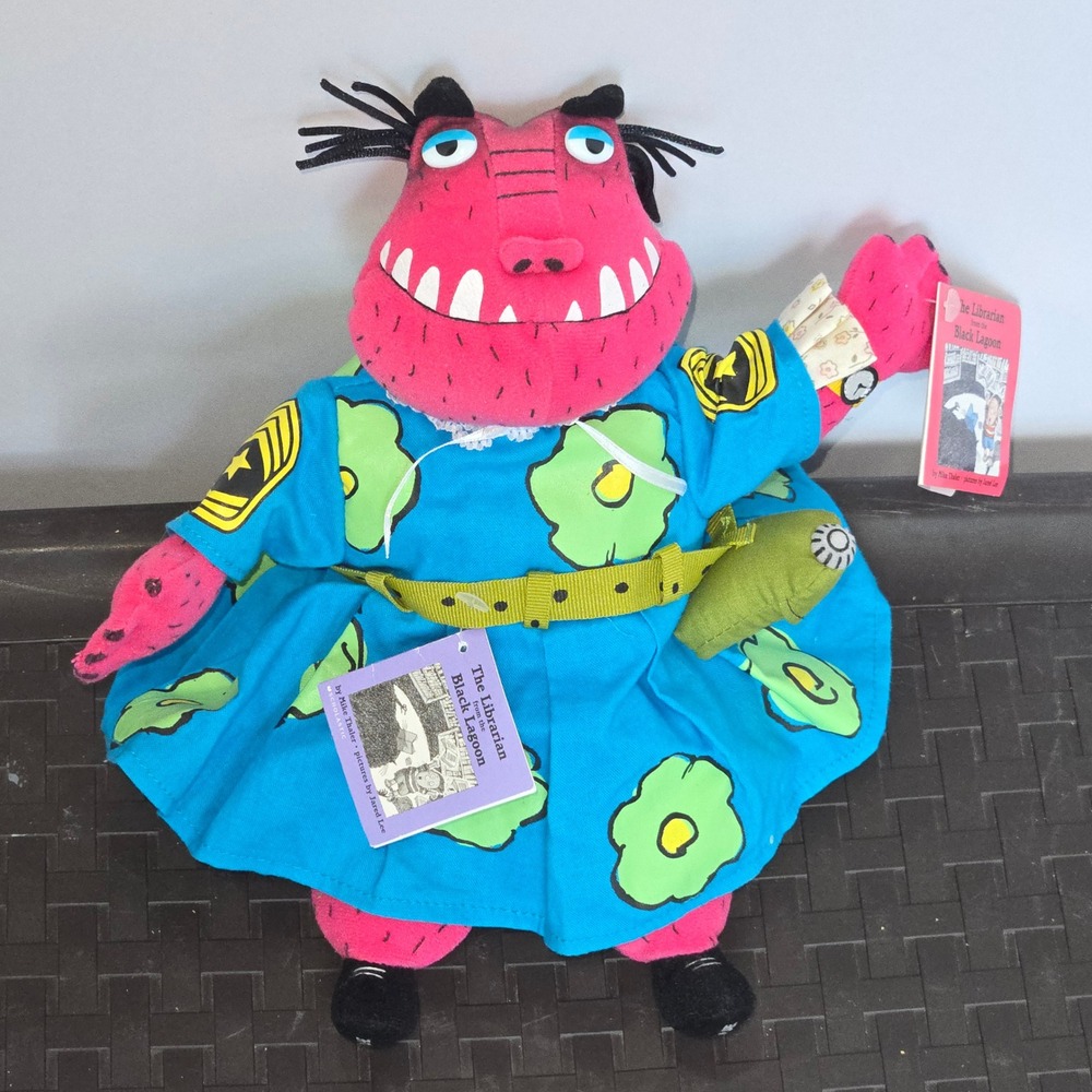 MerryMakers Mrs Beamster Puppet The Librarian from the Black Lagoon Plush Doll